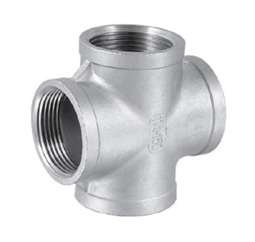 Kreuzstücke  1 1/2" Edelstahl  A4