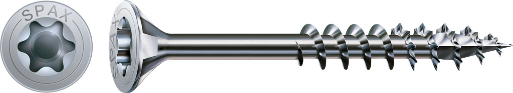 SPAX Senkkopf Teilgewinde 10 X 450/80 WIROX T-STAR plus 50, 4 CUT, MULTI- Kopf