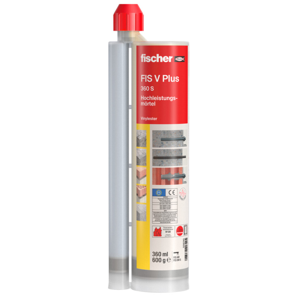FISCHER FIS V Plus 360S Kartusche 360 ml Option 1 + 7  2 Mischer   # 558745