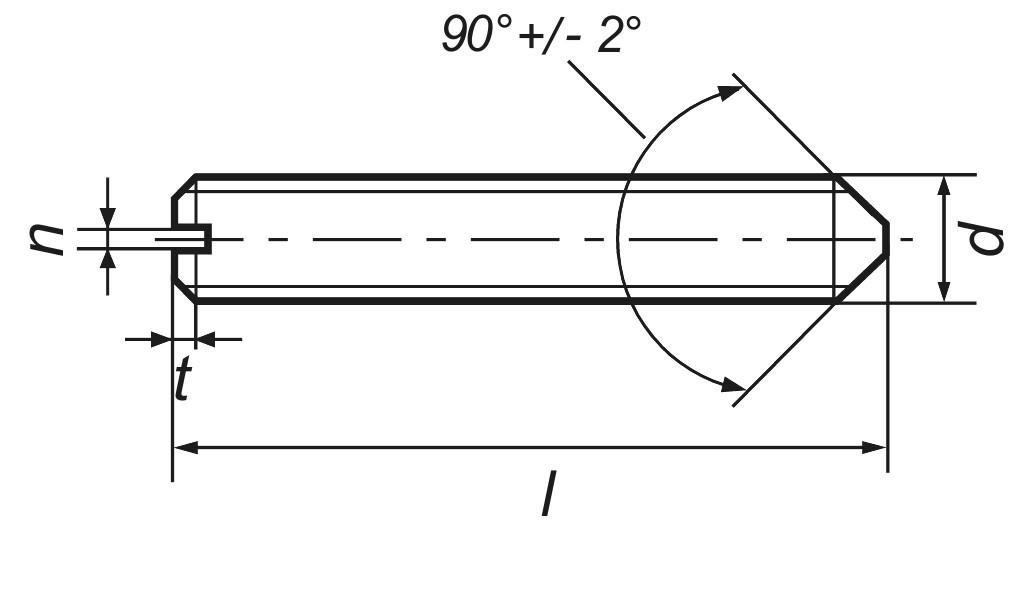 DIN 553  M  2   x  8  14H