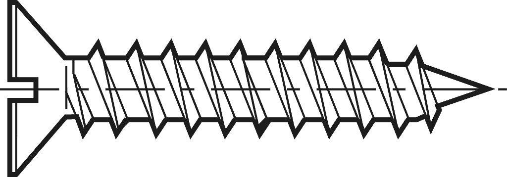 DIN 7972 St 3,5 x 13   C verzinkt