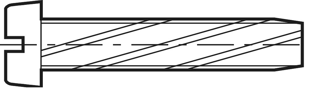 DIN 7513  BE M    5 x 16  St verzinkt     (Kopf: nach DIN 84)