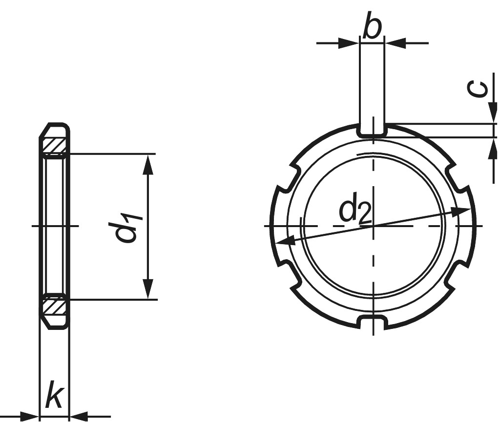 DIN 70852  M  75 x 1,5  17H