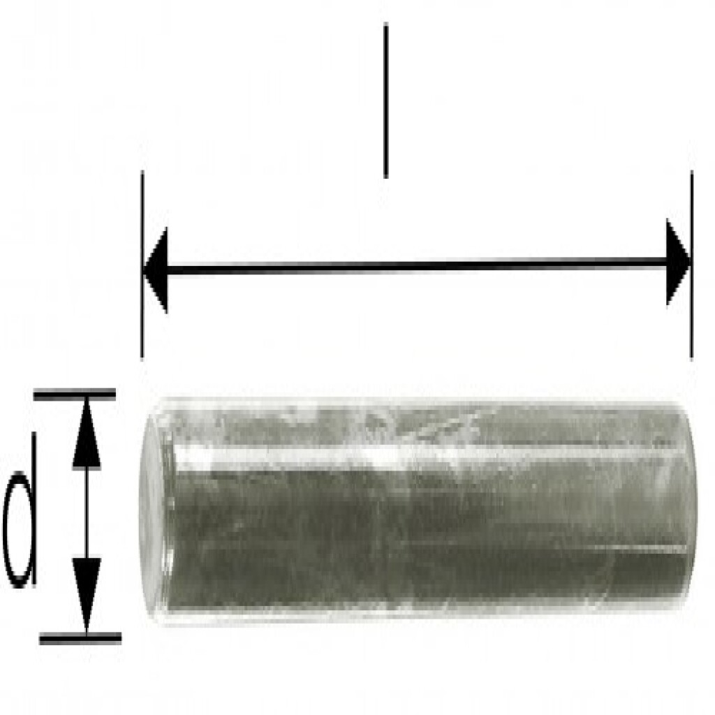 Stabdübel  12 x 240 zink beidseitig gefast