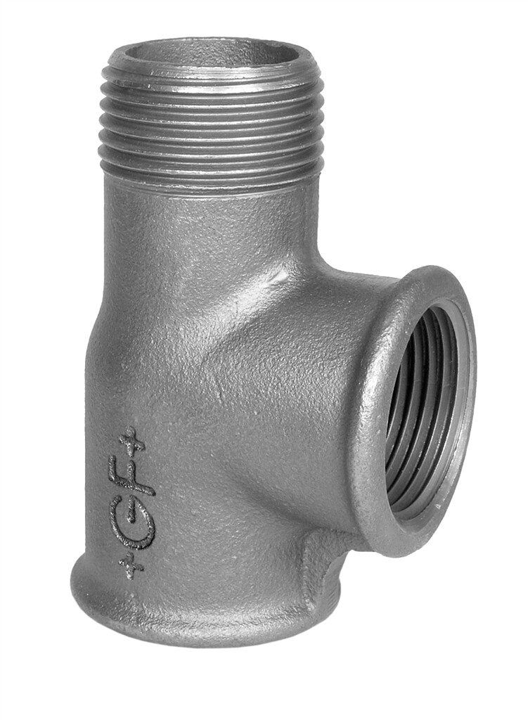 GF  134  T-Stück   1/2" schwarz