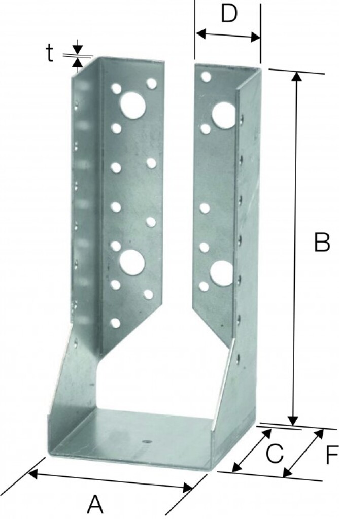 Balkenschuh Typ I 100 x 170I BSIN100/170