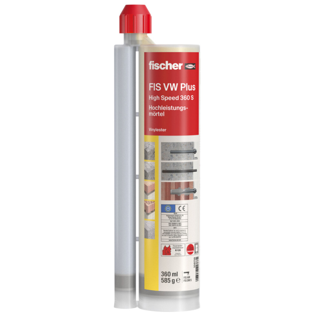 FISCHER FIS VW PLUS 360S Kartusche 360  ml #558759 "High-Speed"