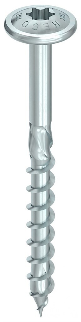 HECO-TOPIX®-plus  8 x 140 T-40 Tellerkopf Teilgewinde verzinkt blau, A3K