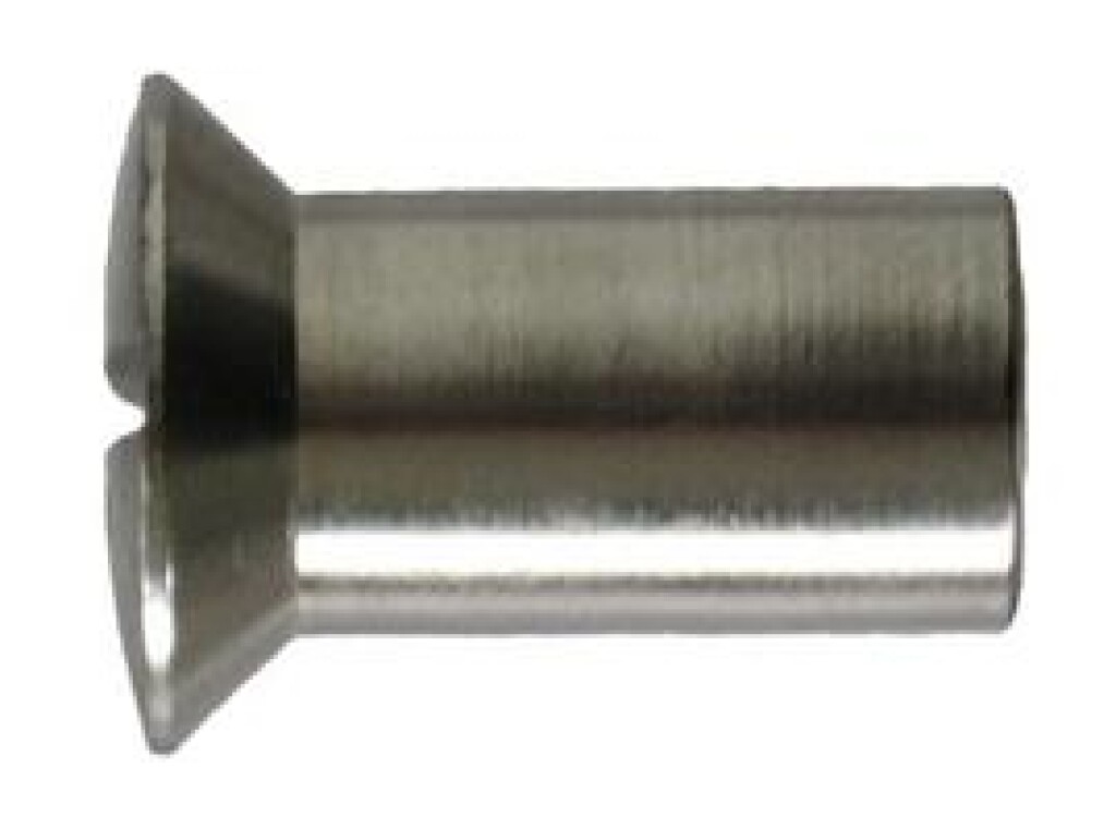 Hülsenmuttern  M 6 x 10 x 15   Ms vernickelt