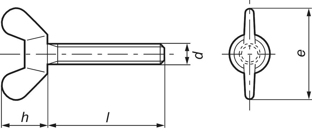 DIN 316 M  8 x 25 ST