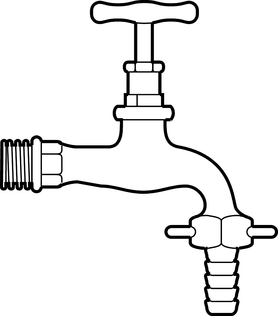 Schlauchventil  1/2 "  Ms  glanz verchromt