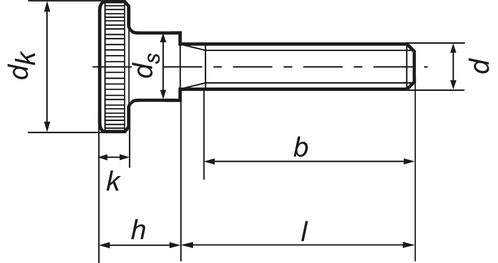 DIN 464  M  5 x 10  5.8