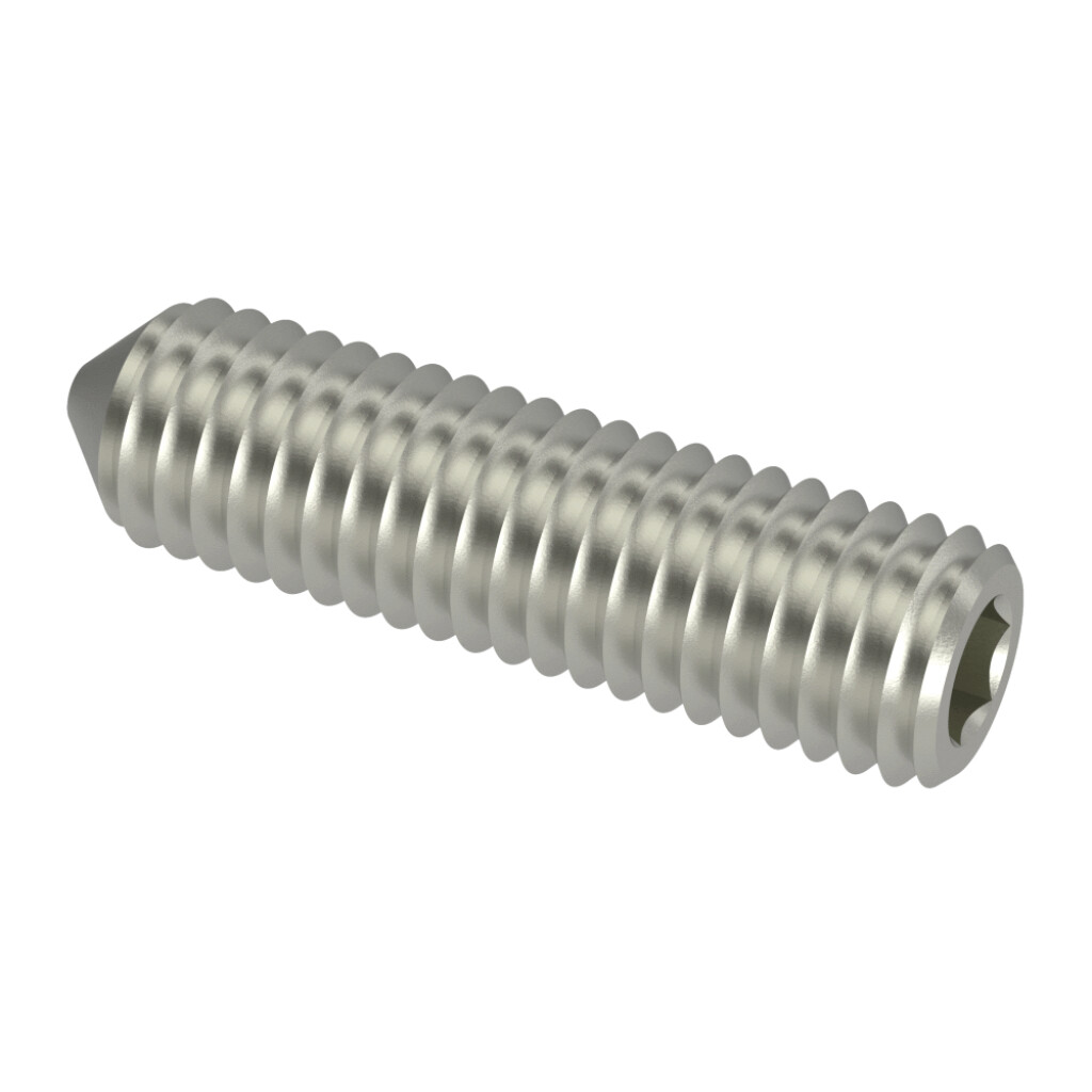 ISO 4027/DIN 914  M  3 x   8  A2