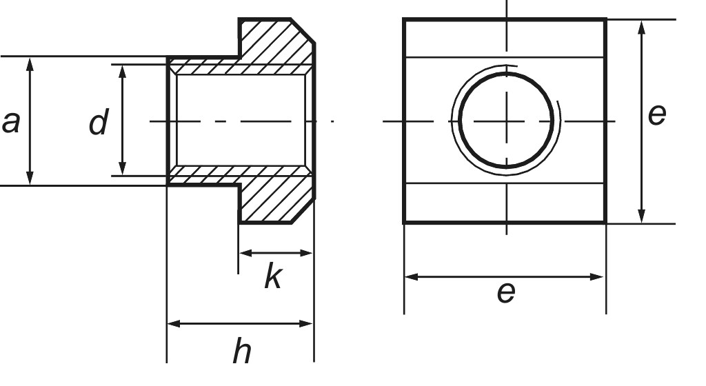 DIN 508 M 18 x 20  St
