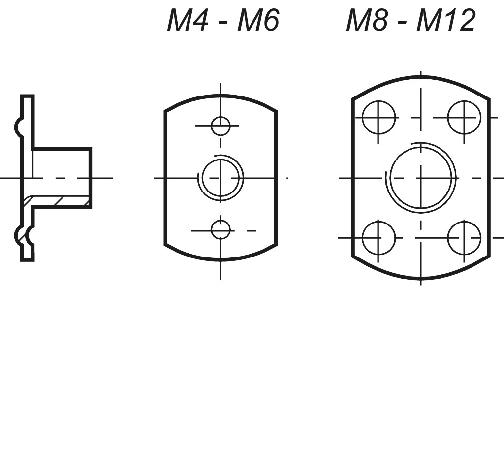 "L"-Anschweissmutter  AM  8 x 11 Stahl blank