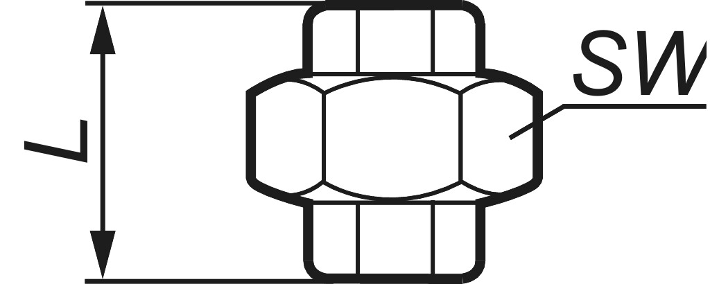 Verschraubung kon. d. I/I    3/4" Edelstahl  A4