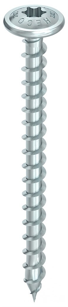 HECO-TOPIX®-plus  6 x 60 HD-30 Tellerkopf Vollgewinde verzinkt blau, A3K
