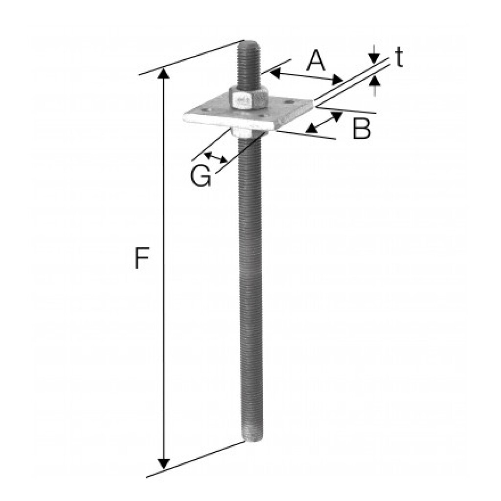 Stützenfüße PPS 80G-B