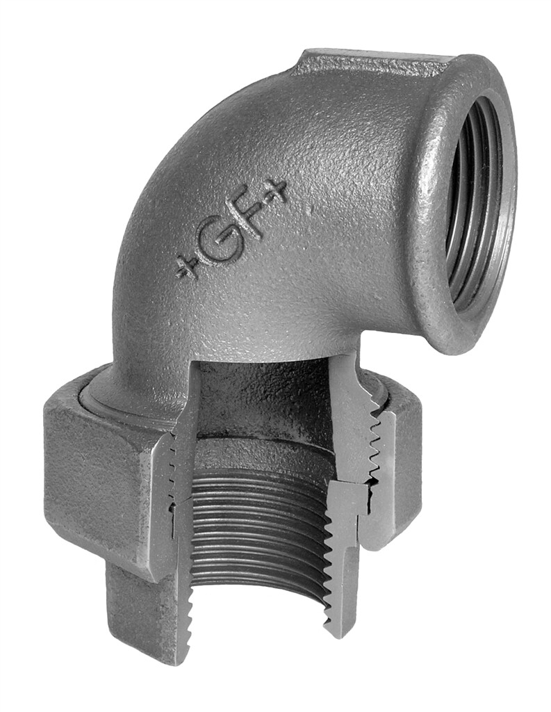 GF  95  Winkelver.  1 1/2" schwarz