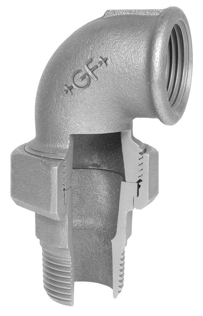 GF  97  Winkelver.  1 1/4" schwarz