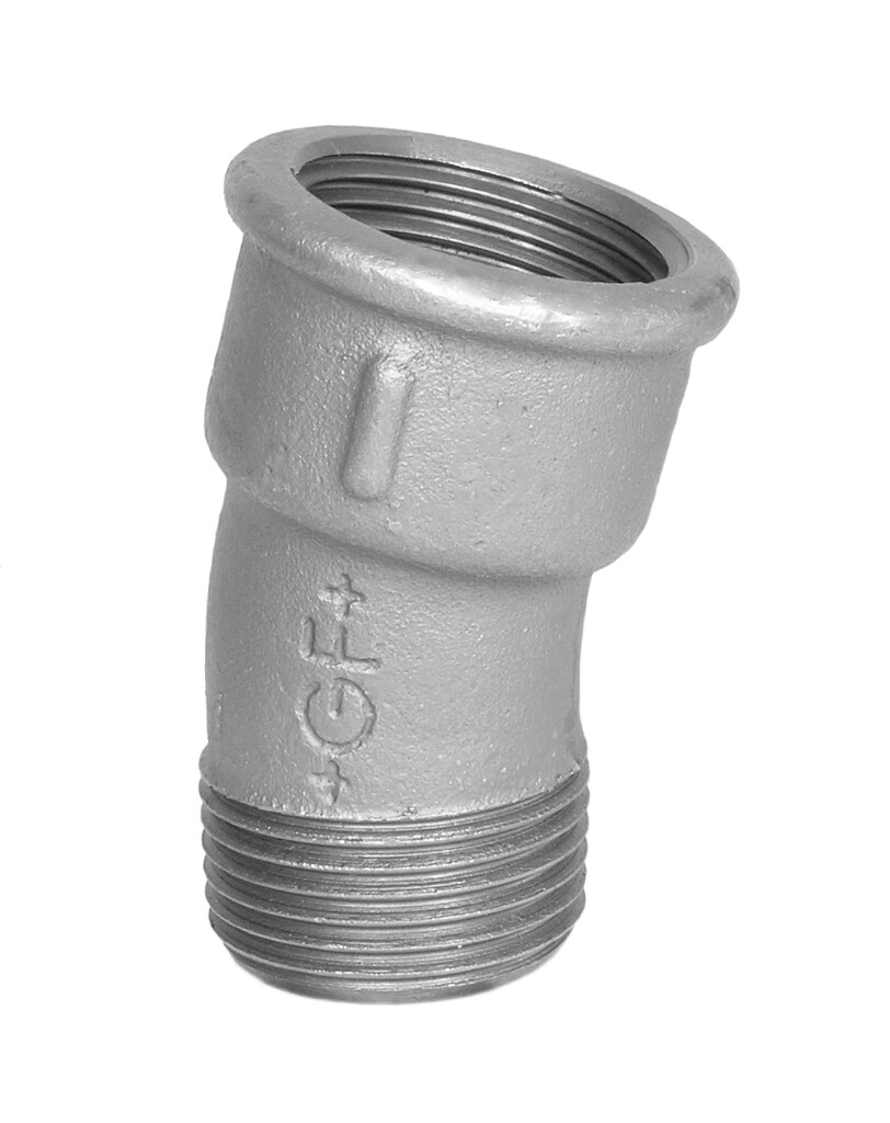 GF  53  Bogen 2 1/2" verzinkt