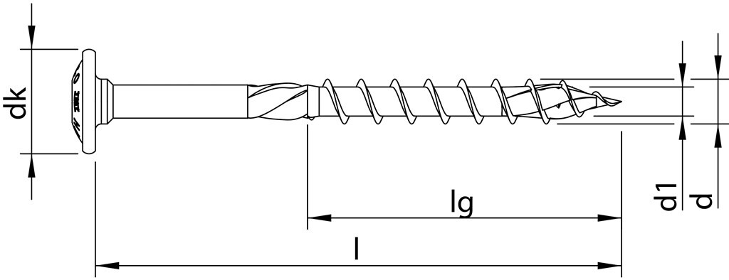 HECO-TOPIX®-plus  6 x 240 HD-30 Tellerkopf Teilgewinde verzinkt blau, A3K