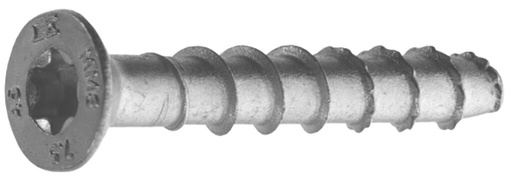 MULTI-MONTI-plus F 5,0 x 40, Senkkopf, TX 25, verzinkt blau, A2K # 54265