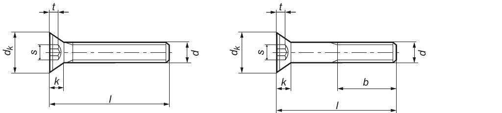 DIN 7991  M  3 x   8  010.9
