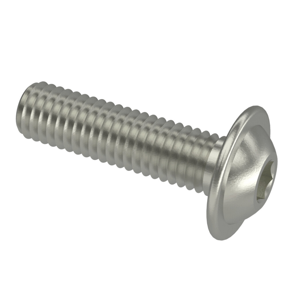 ISO 7380-2 Linsenflansch mit I6kt M  6 x 50  010.9