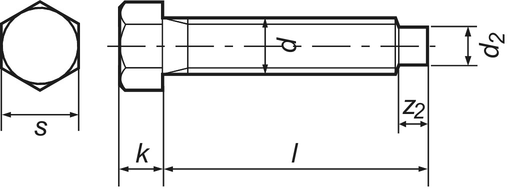 DIN 561  BM 12 x  30  8.8